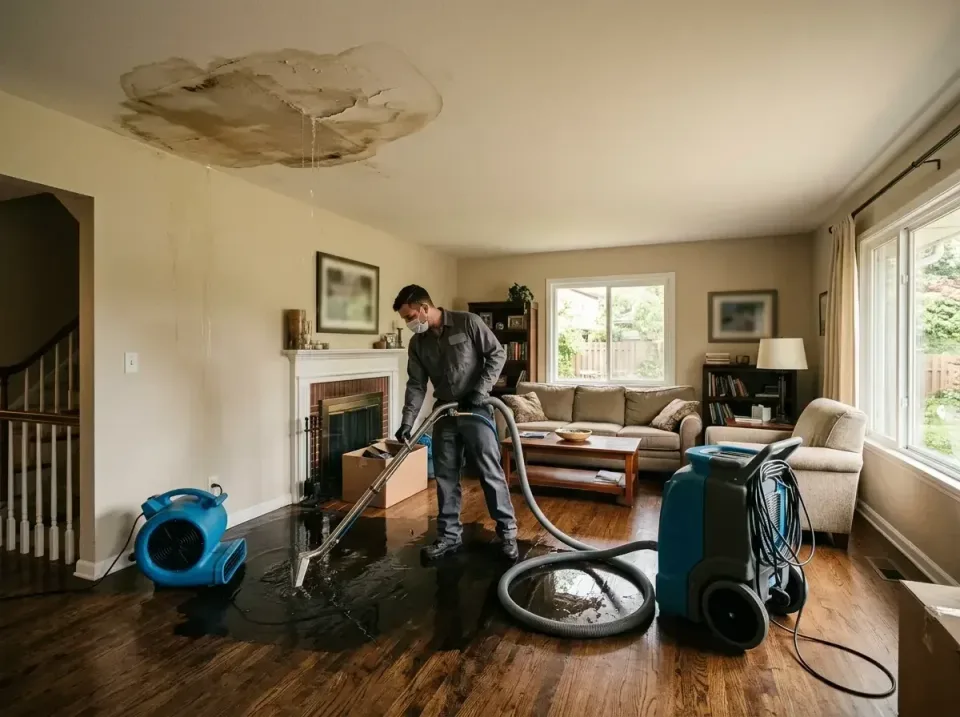 attic-pipe-burst-ceiling-drip-008 — frequently asked questions, Water Damage Restoration & Carpet Care in Merriam Woods, MO